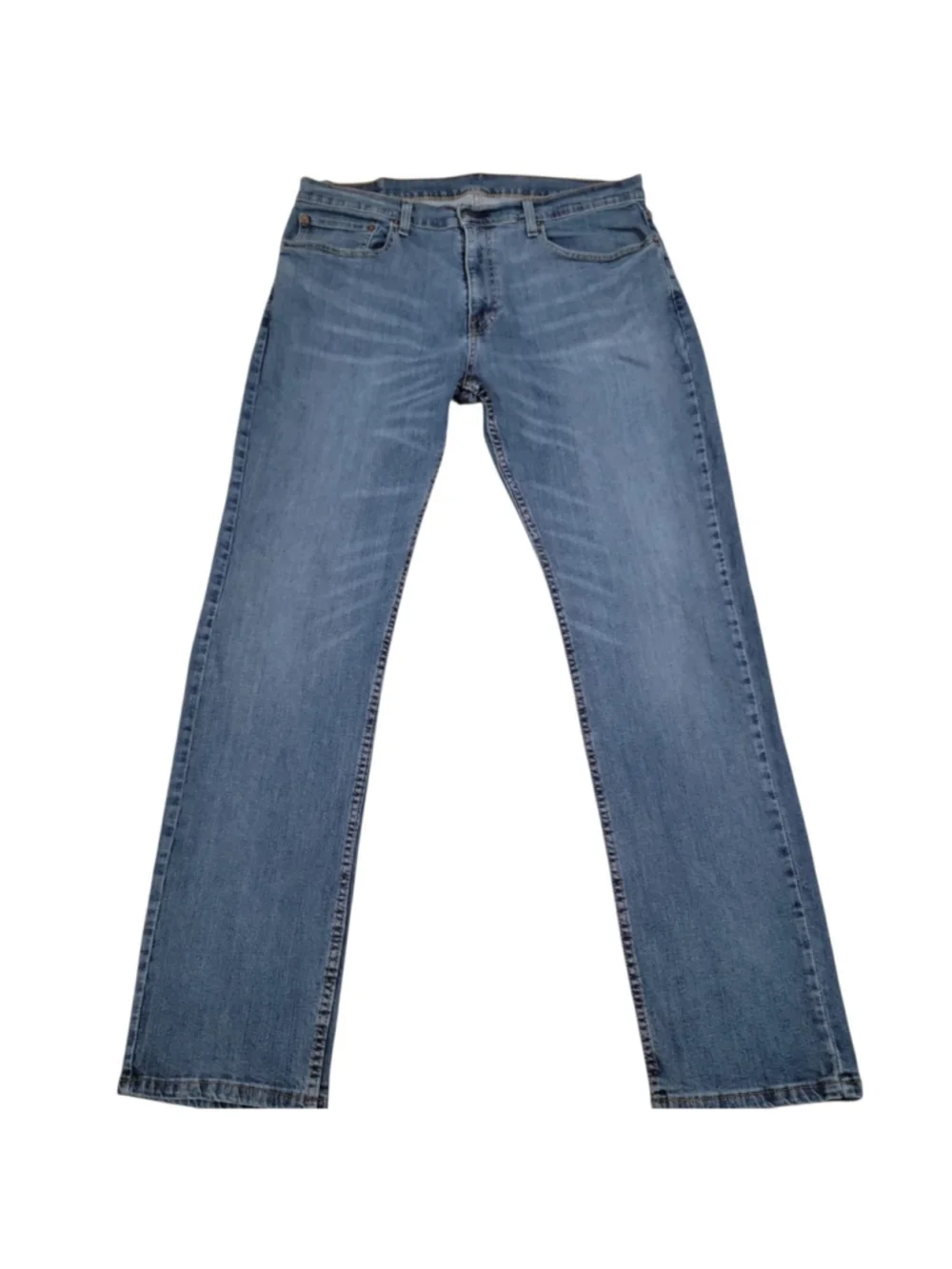 Levi's 559 Men's Straight Leg Cotton Elastane Blend Blue Size 36/34 Pre-owned